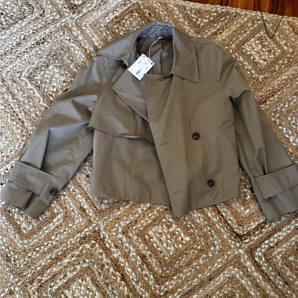 NWT - &Other Stories Cropped Trenchcoat - size small - Picture 5 of 6